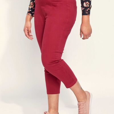 A23 PANTALON CLAUDIA GRENAT