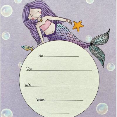 Invitación sirena