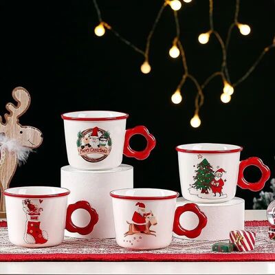 Christmas ceramic mug 350ml DF-913