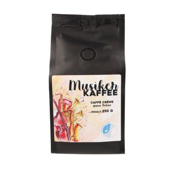 Musician Coffee, Caffé Créme, en grains entiers, contenu : 250 g 1