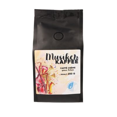 Musician Coffee, Caffé Créme, en grains entiers, contenu : 250 g
