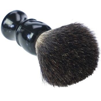 Blaireau Pure Badger, noir, manche en plastique, hauteur : 10,5 cm 2