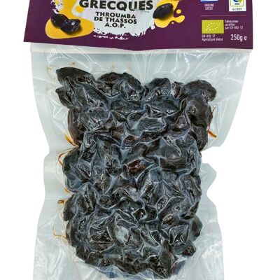 Throumba Greek Olives from Thassos PDO Organic 250g