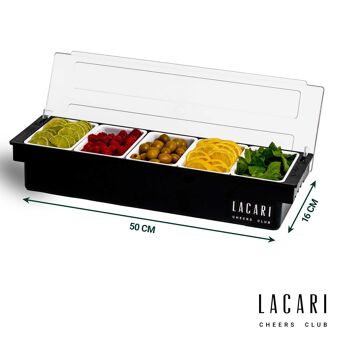 Conteneur d'ingrédients Lacari | Idéal pour les bars et les cocktails 7