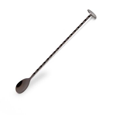 Cucchiaio da bar: cucchiaio miscelatore in acciaio inox per cocktail perfetti