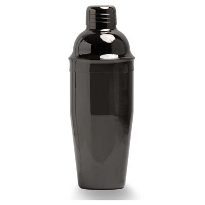 Japanese shakers | 3-piece cocktail shaker | 750ml | Stainless steel black | Cobbler shakers