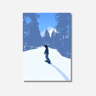 Cartel de snowboard