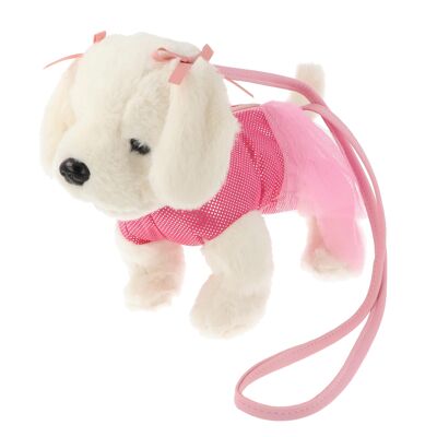 Bolso de peluche- perrito - Asa larga