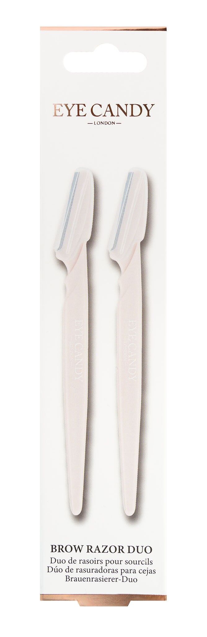 Duo di rasoi per sopracciglia angolati Eye Candy