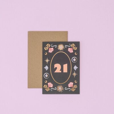 Meilenstein 21 – Geburtstagskarte