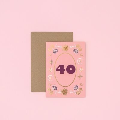 Meilenstein 40 – Geburtstagskarten