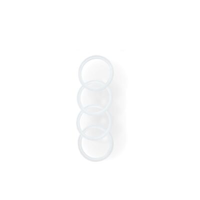 GLACIAL 4-pack silicone rings