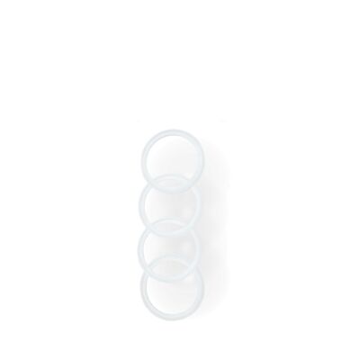 GLACIAL 4-pack silicone rings