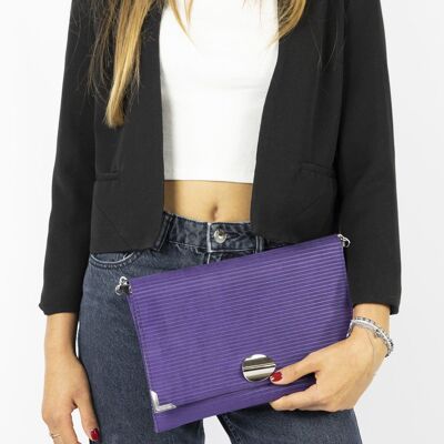 Clutch Bag with Invisible Shoulder Strap