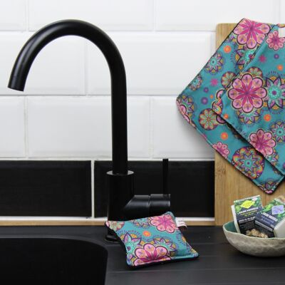 Waschbare Küchentücher – Bio-Baumwolle – Mandalas