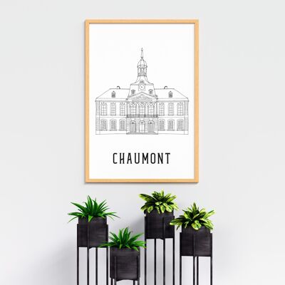 Affiche Chaumont - Papier A4 / A3 / 40x60