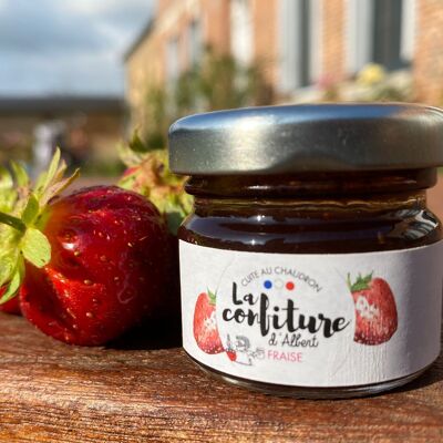 Confiture de fraise mini pot 30grs