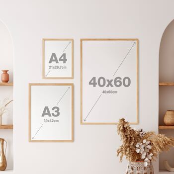 Affiche Alphabet des Animaux - Papier A3 / 40x60 4
