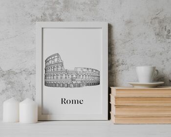 Affiche Rome - Papier A4 / A3 / 40x60 3