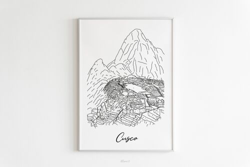 Affiche Cusco - Papier A4 / A3 / 40x60