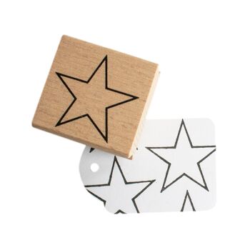 Tampon étoile contour pour décoration créative et projets d'artisanat de Noël 4