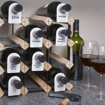 Étiquettes pour bouteilles de vin Final Touch - 48 étiquettes 2