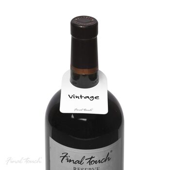 Étiquettes pour bouteilles de vin Final Touch - 48 étiquettes 3