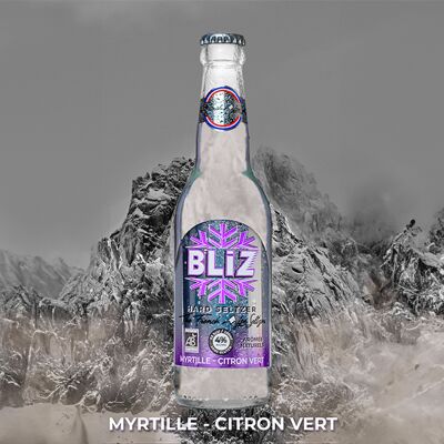 BLIZ Hard Seltzer Blueberry – Limettengeschmack