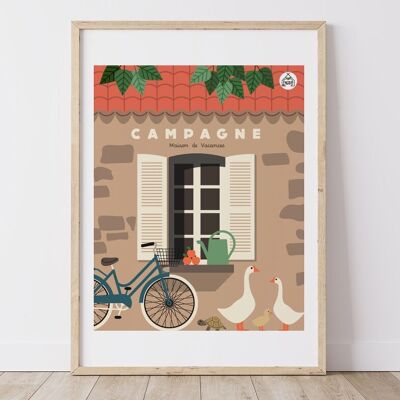 COUNTRYSIDE Poster - Holiday Home