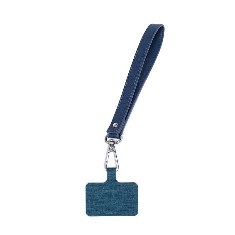 🧵Universelles Armband - INE Wrist aus recyceltem Leder Blau🧵