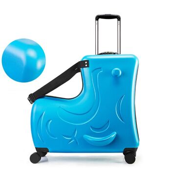 Valise à roulettes pour enfants, valise de siège pour enfants, valise de voyage, différentes couleurs, 360 7