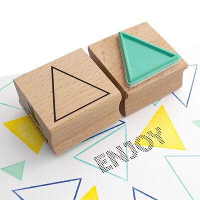 Outline Triangle Stamp for Sleek Designs