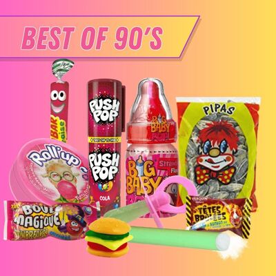 Best of Pack – 90er-Jahre-Süßigkeiten