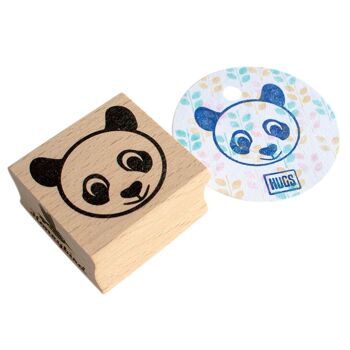 Tampon tête de panda mignon pour des créations adorables 5