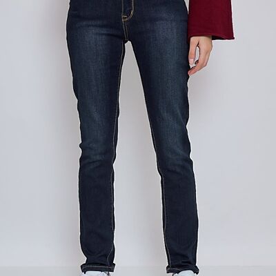 Original Blue Jeans - Cintura alta slim fit 5 bolsillos