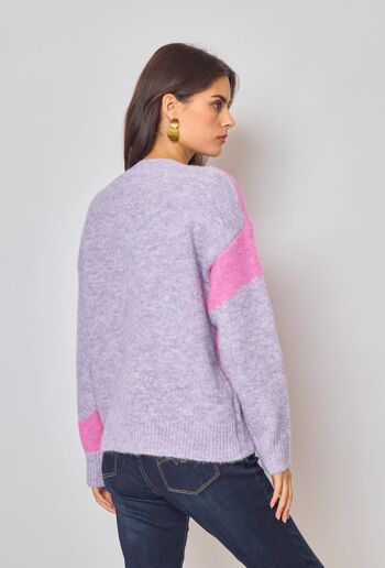 Pull Bi-color Paillette 10