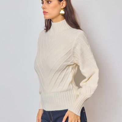 Braided Chimney Sweater