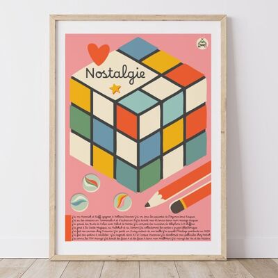 Affiche NOSTALGIE - Souvenirs 80's