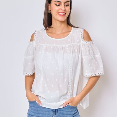 Elara - Patterned blouse