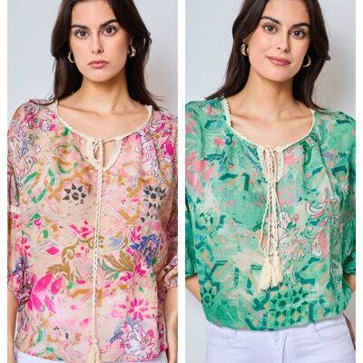 Eudora - Patterned blouse