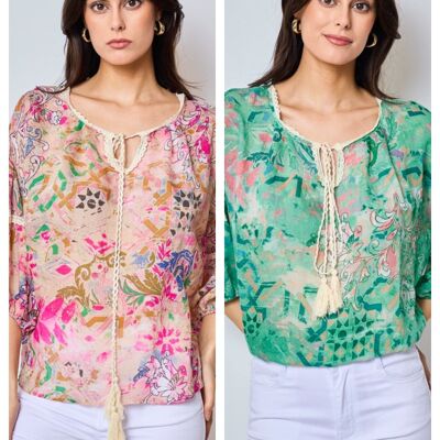 Eudora - Patterned blouse