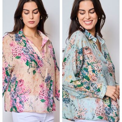 Nika - Patterned blouse