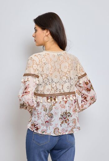 Mila - Blouse bohème à broderies 4