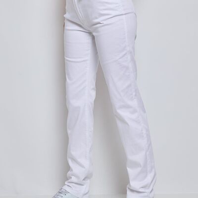 St Tropez - Pantalons taille haute coupe droite 5 poches