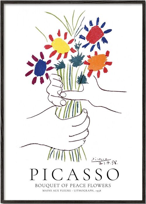 Tableau Pablo Picasso  Bouquet Of Peace