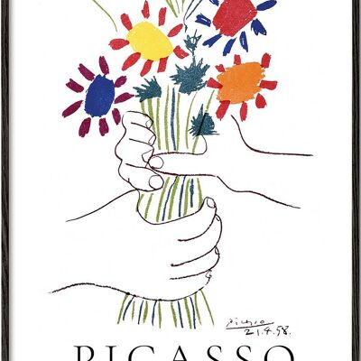 Tableau Pablo Picasso  Bouquet Of Peace