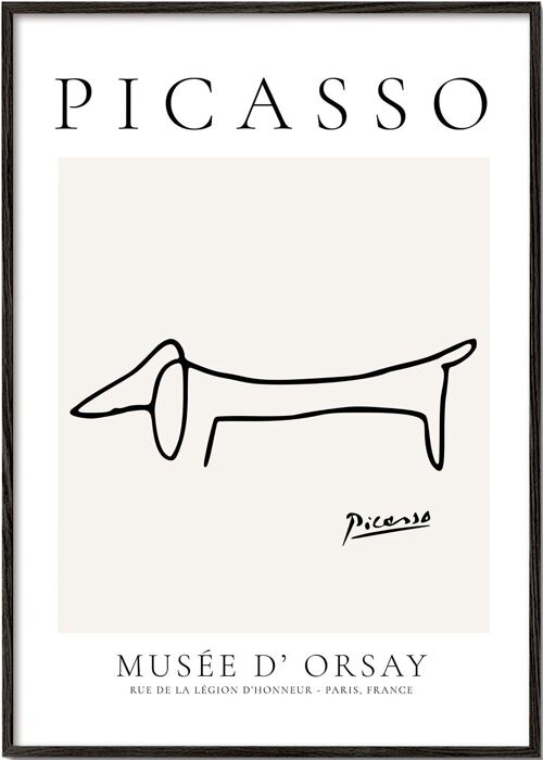 Tableau Pablo Picasso Animals Drawing Dog