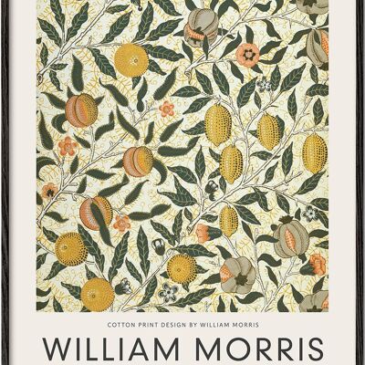 Tableau William Morris Four fruits pattern II