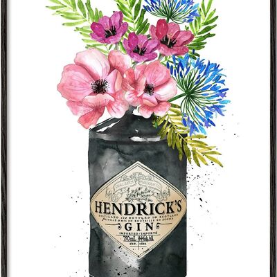 Tableau Hendrick's flowers