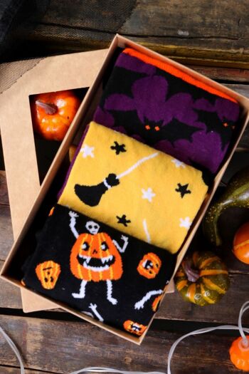 Coffret cadeau Halloween LUCIFER avec 3 paires de chaussettes 2